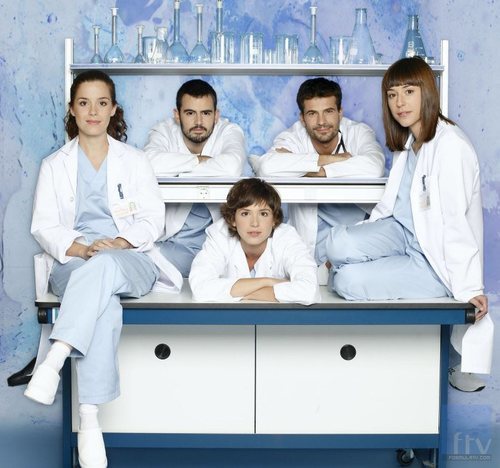 Nuria Gago, Pau Roca, Rodolfo Sancho, Daniela Costa y Ruth Díaz