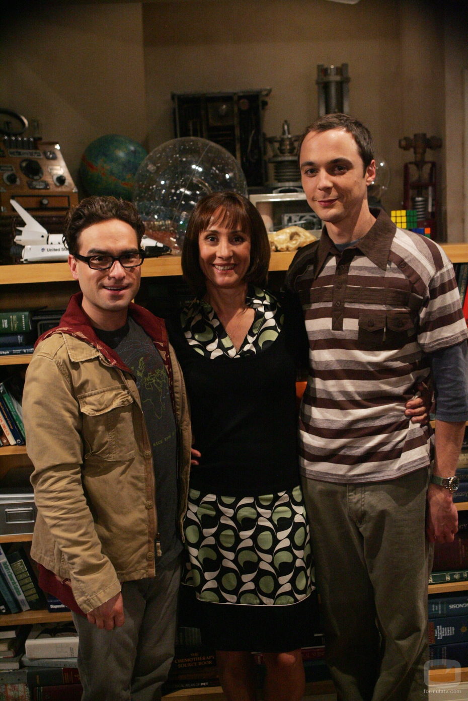Sheldon, Leonard y Mary