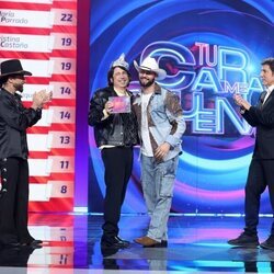J Kbello y Aníbal Gómez en la cuarta gala de 'Tu cara me suena 13'