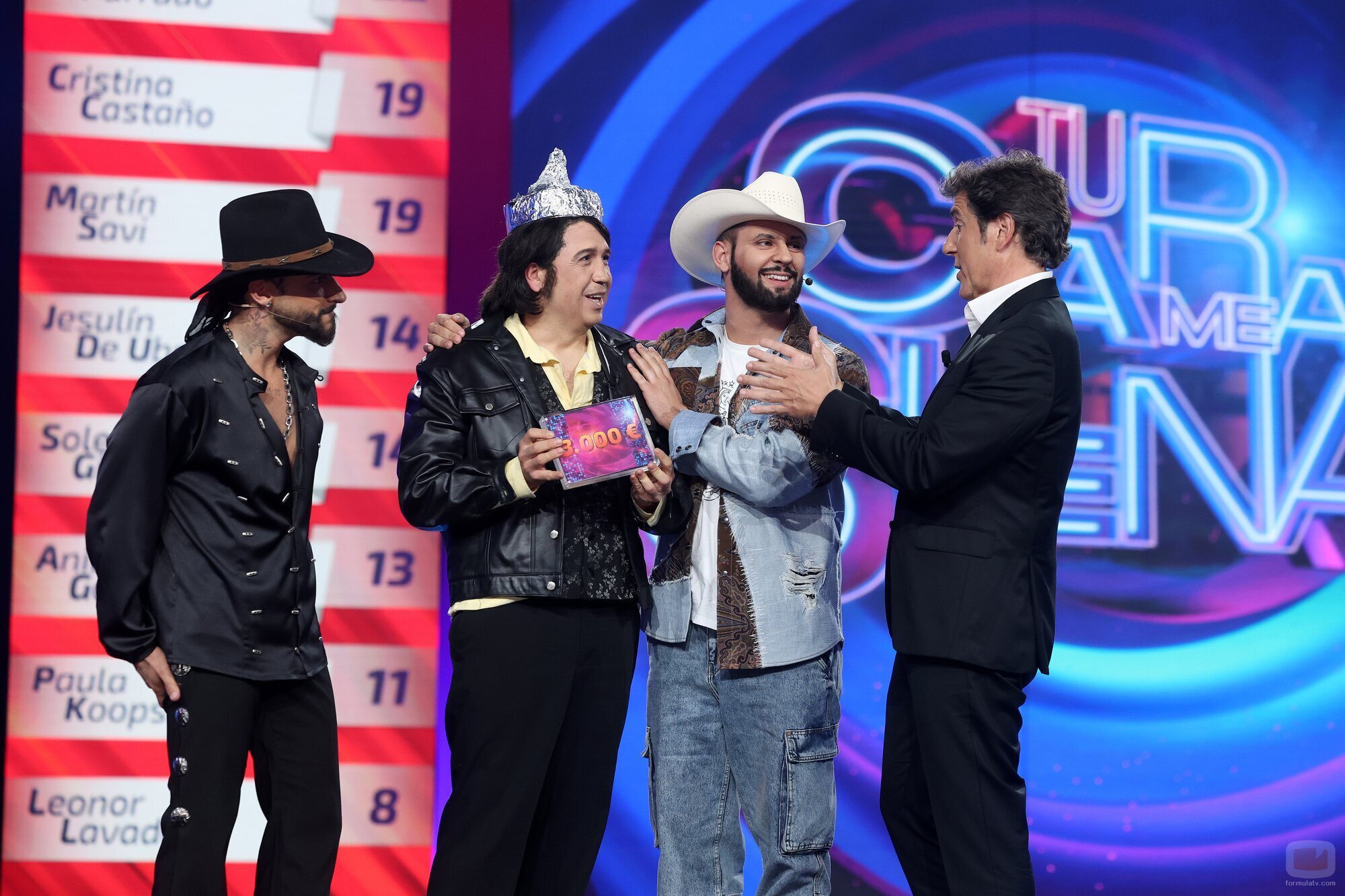 J Kbello y Aníbal Gómez en la cuarta gala de 'Tu cara me suena 13'