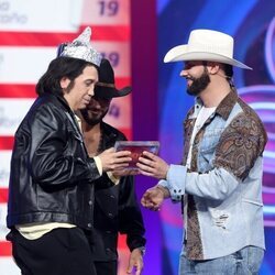 J Kbello y Aníbal Gómez en la cuarta gala de 'Tu cara me suena 13'