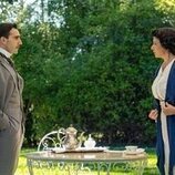 Guillermo Serrano y Isabel Serrano en Capítulo 92 titulado 'Martes 12 de mayo de 2026' de 'La promesa'