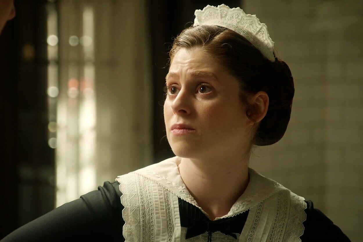 María Fernández en una escena de 'La promesa'
