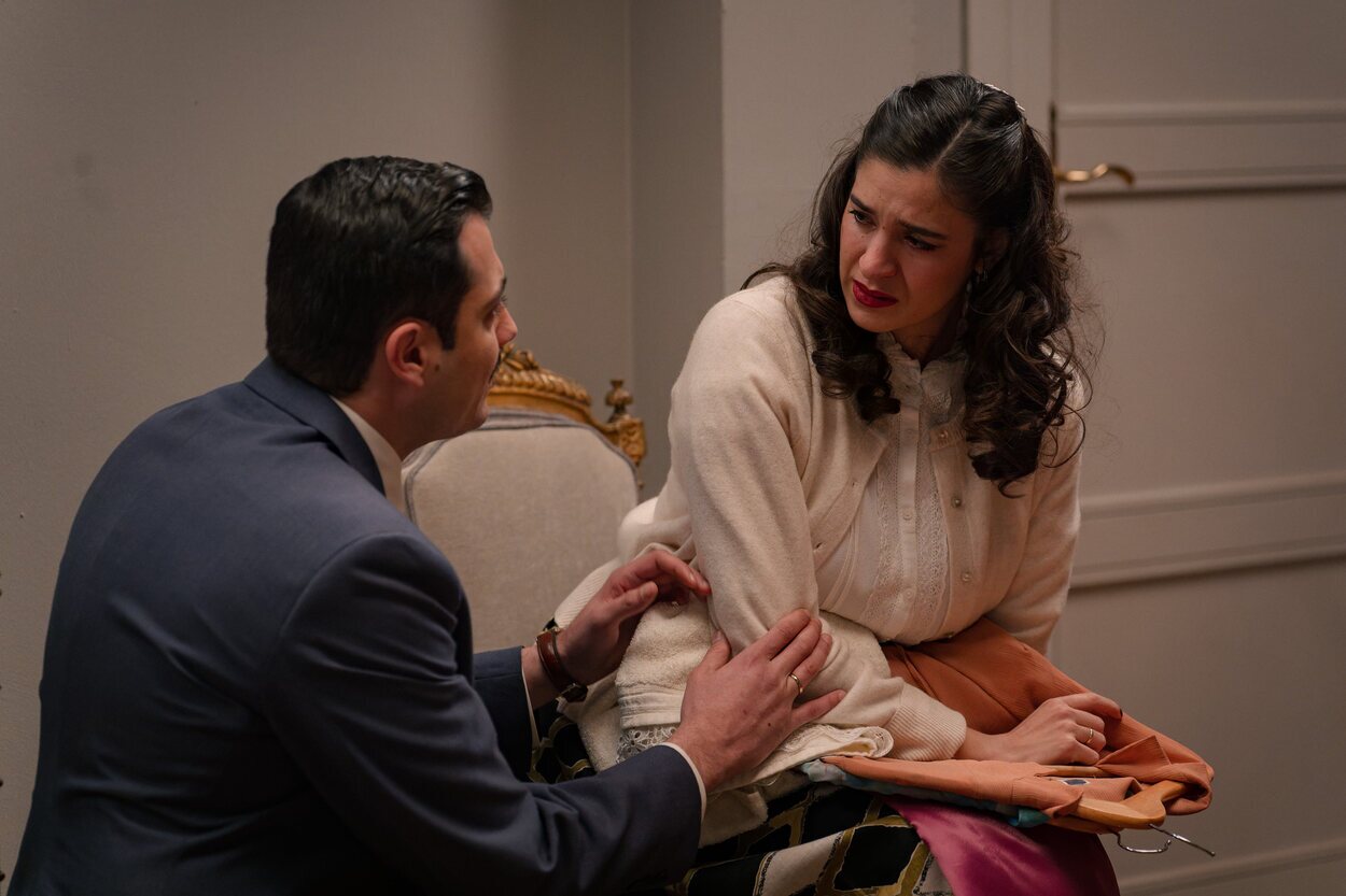 Tasio y Carmen una escena del capítulo de 'Sueños de libertad'