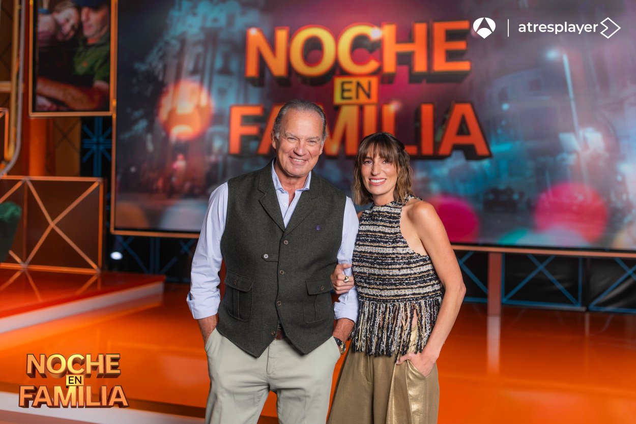 Bertín Osborne y su hija Eugenia presentan 'Noche en familia' en Antena 3