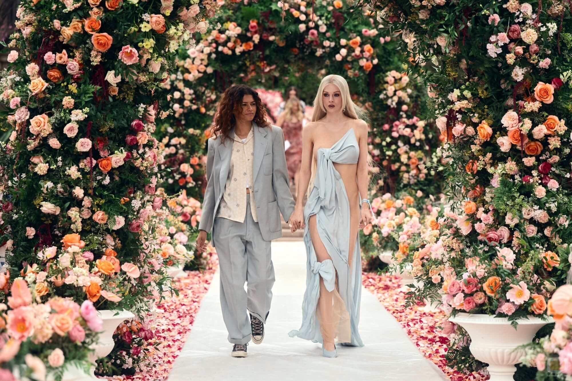 Hunter Schafer y Zendaya en 'La Balada de Paladin' de 'Euphoria'