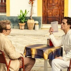 Tristán Ulloa y Pedro Alonso en la temporada 2 y el capítulo 01 de 'Berlín'
