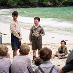 David McKenna y Winston Sawyers en el 1x01 de 'Lord of the Flies'