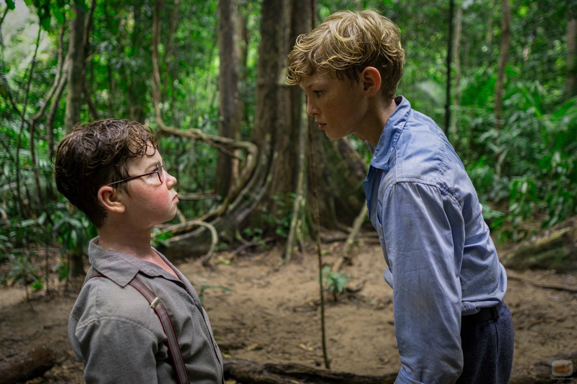 Lox Pratt y David McKenna en 1x01 'Piggy' de 'El señor de las moscas'