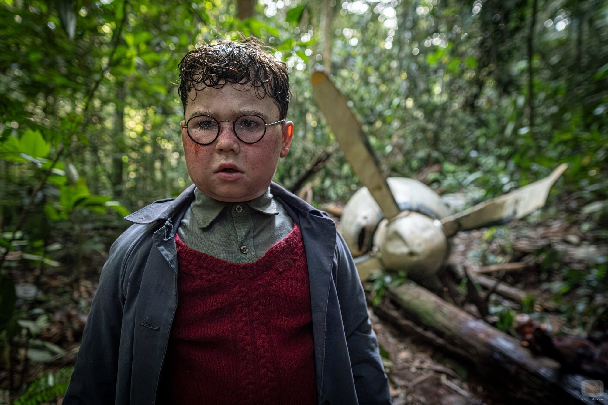David McKenna en Capítulo 1 titulado 'Piggy' de 'El señor de las moscas'