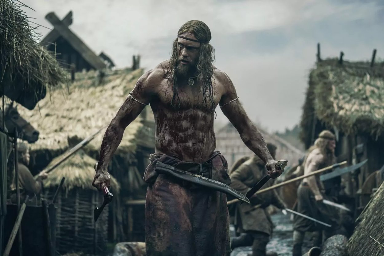 Alexander Skarsgård en una escena de "El hombre del norte"