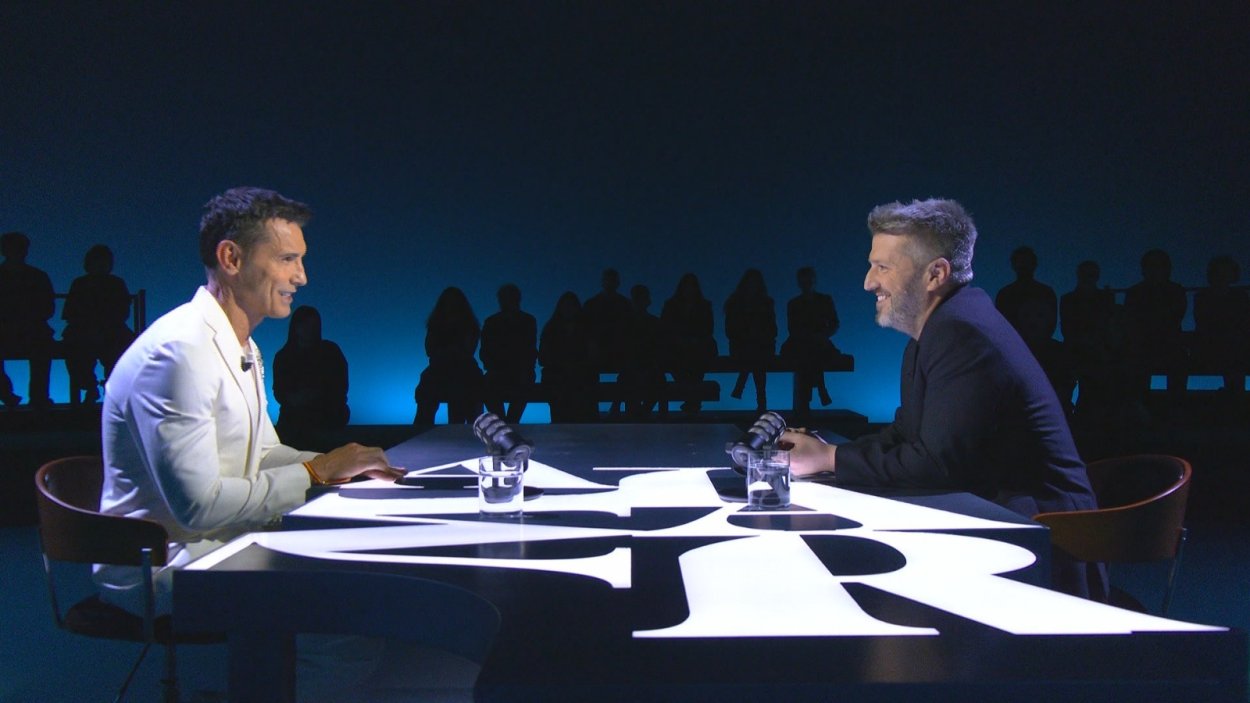 Jesús Vázquez y Aimar Bretos en 'La noche de Aimar'