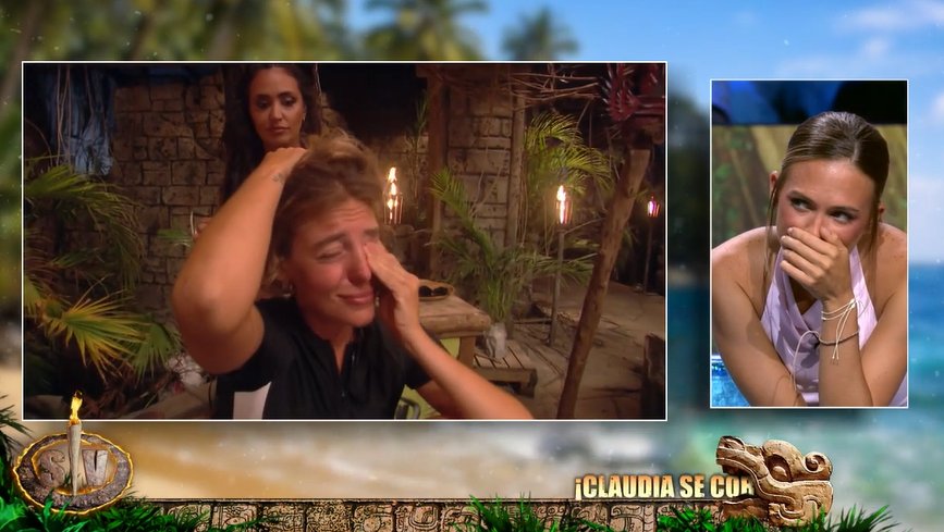 Claudia cumplió el reto pendiente y se cortó el pelo al máximo siguiendo las indicaciones de su peluquero desde plató.