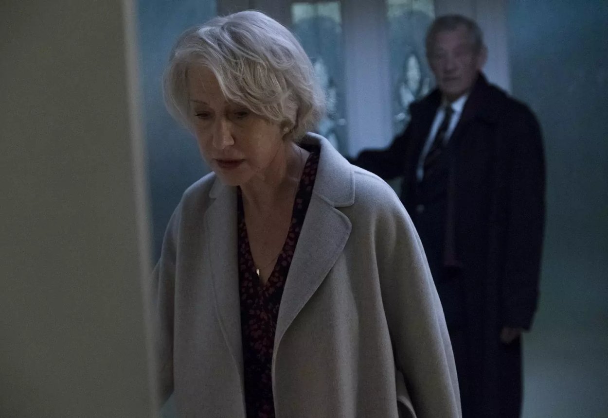 Hellen Mirren e Ian McKellen en "La gran mentira"