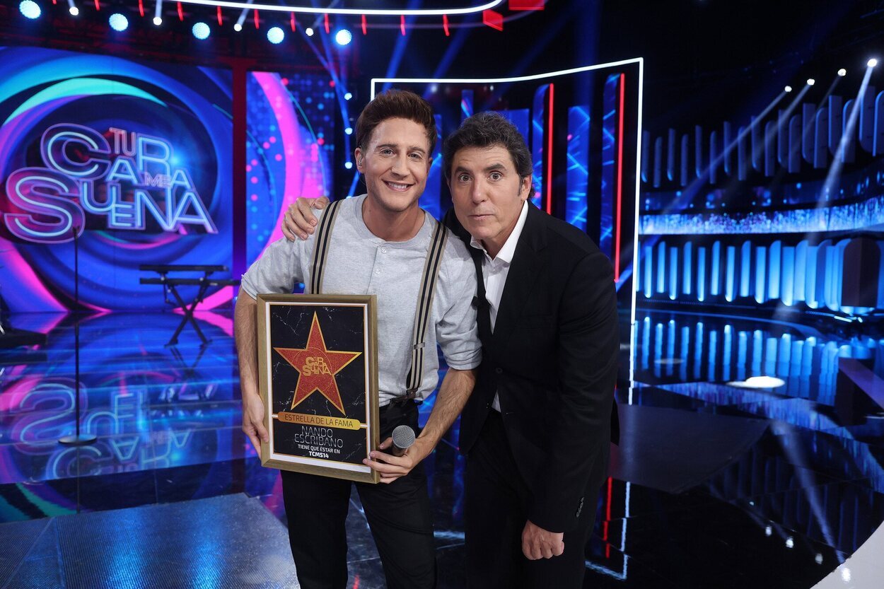 Nando Escribano en la sexta gala de 'Tu cara me suena 13'