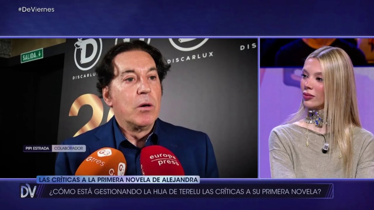 Pipi Estrada opina sobre el libro de Alejandra Rubio
