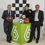 Juan Ruiz de Gauna, Antonio García Ferreras y José Miguel Contreras