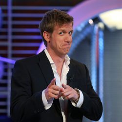 Óscar Martínez posa en la presentación de 'Los últimos 20 metros'