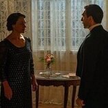 Guillermo Serrano y Isabel Serrano en Capítulo 110 titulado 'Viernes 5 de junio de 2026' de 'La promesa'