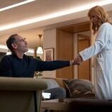 Lisa Kudrow y Damian Young en la temporada 3 y el capítulo 06 de 'The Comeback'