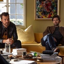 Justin Theroux y Adam Scott en el 3x08 de 'The Comeback'