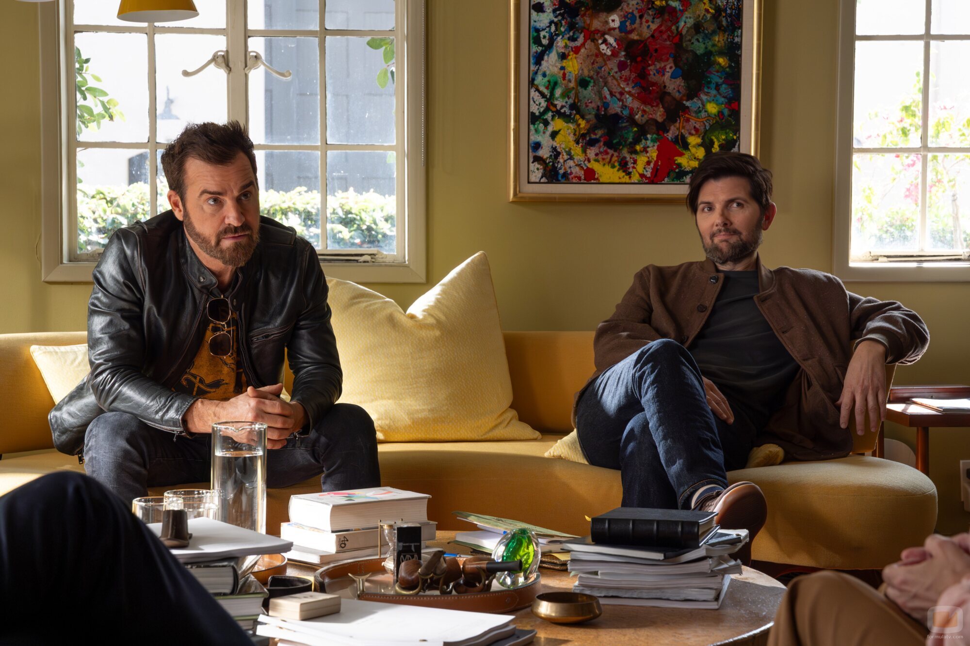 Justin Theroux y Adam Scott en el 3x08 de 'The Comeback'