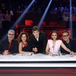 Manel Fuentes, Florentino Fernández y Pastora Soler en la octava gala de 'Tu cara me suena 13'