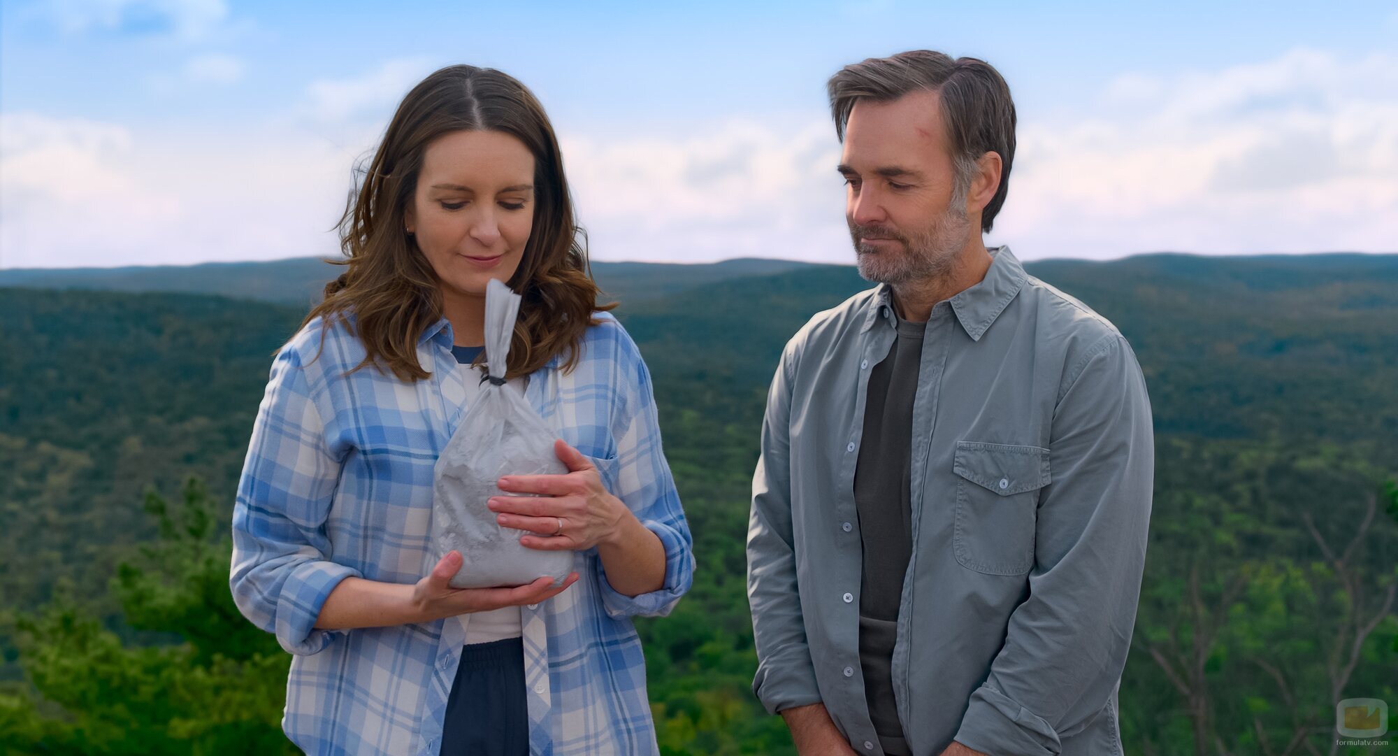 Will Forte y Tina Fey en 'Motel pintoresco' de 'Las cuatro estaciones'
