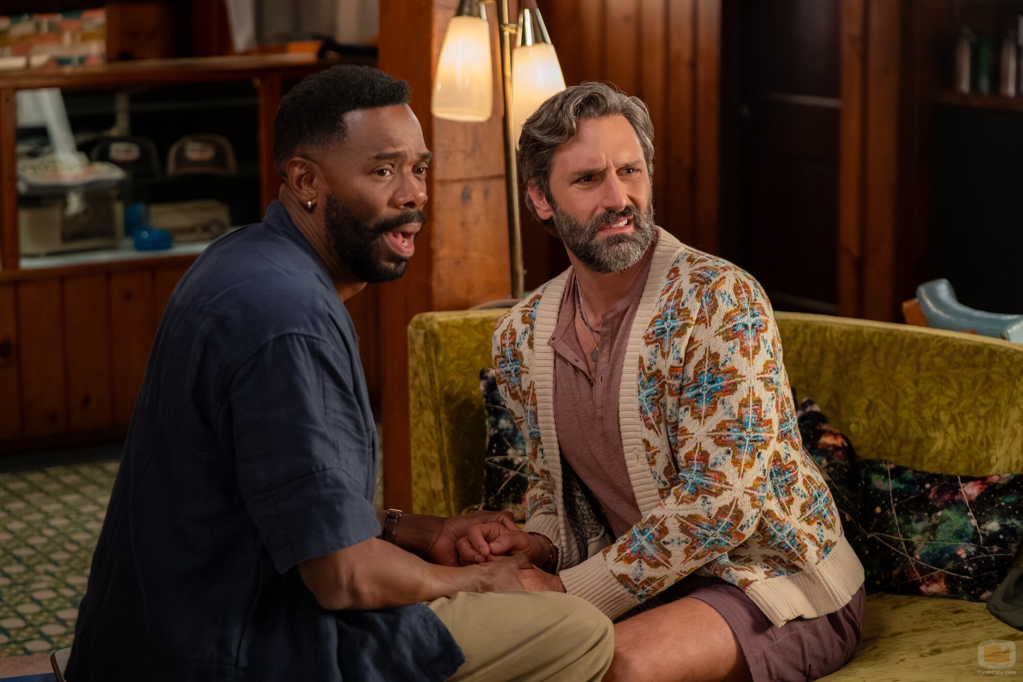 Colman Domingo y Marco Calvani en el 2x02 de 'The Four Seasons'