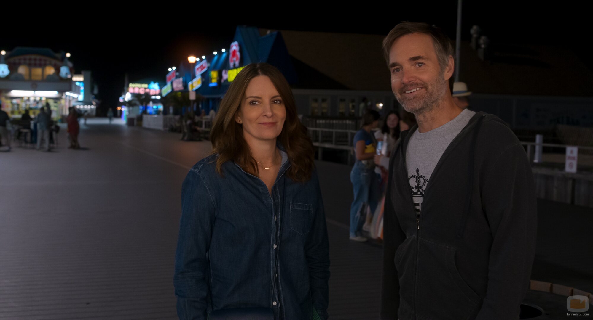 Tina Fey y Will Forte en el 2x03 de 'The Four Seasons'