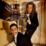 Máxim Huerta y Quique Jiménez "Torito"