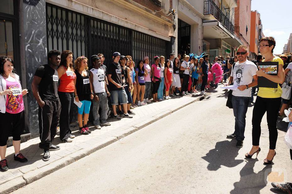 La fila del casting de 'Fama, ¡a bailar! 3'