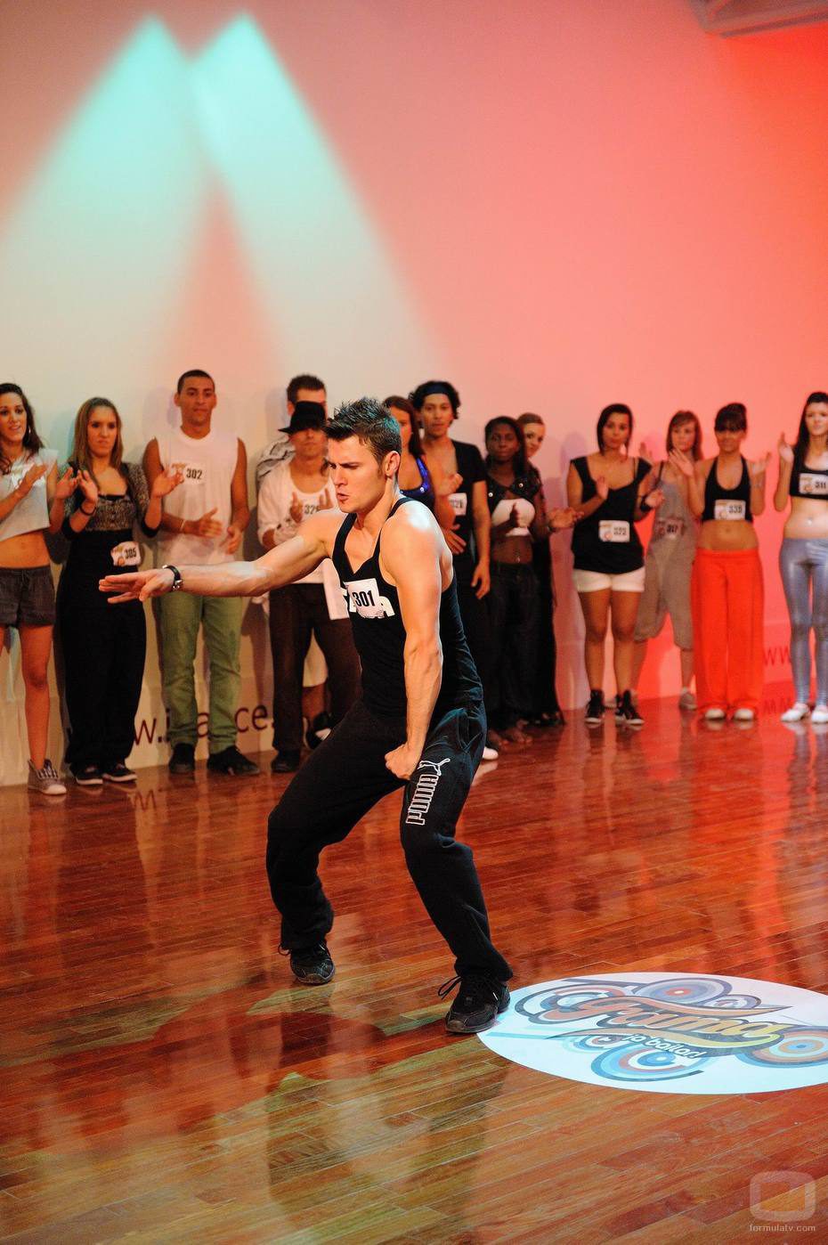 Bailarín en el casting de 'Fama 3'