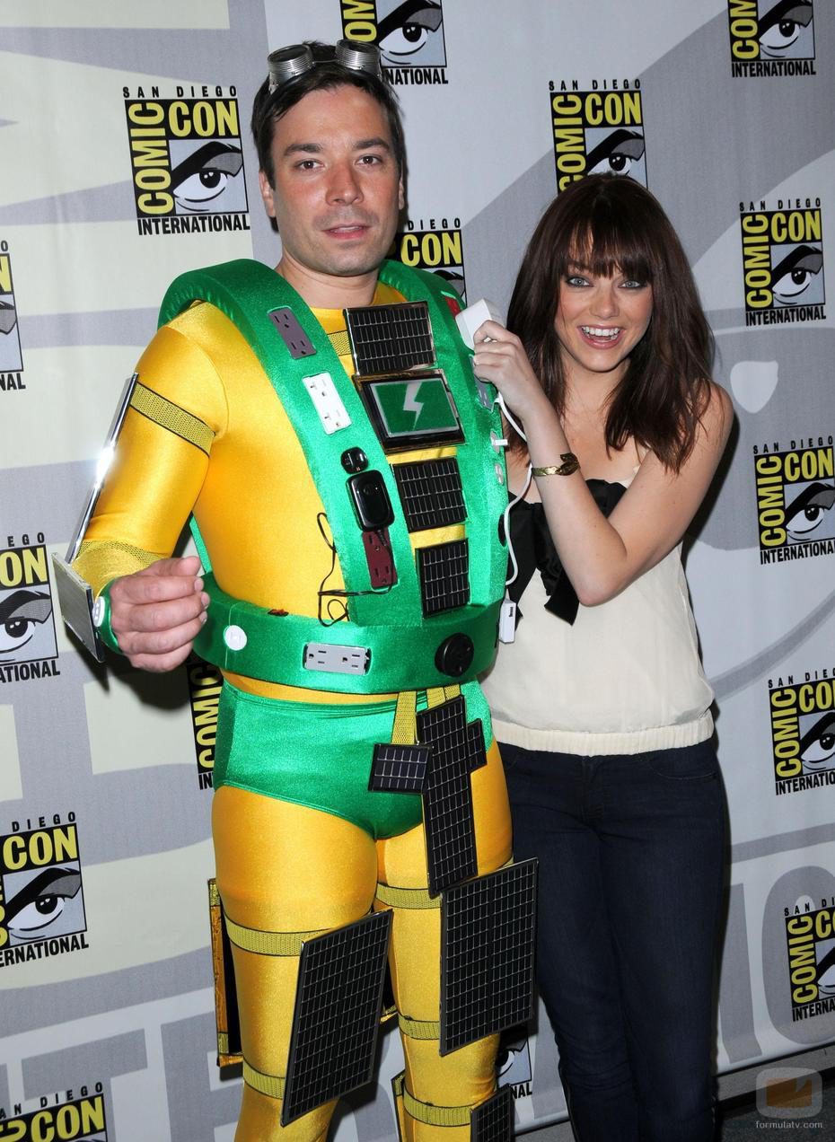 Jimmy Fallon y Emma Stone