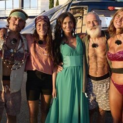 Alvar Seguí de la Quadra-Salcedo, Alba Paul y María Lamela en la gala final de 'Supervivientes 2026'