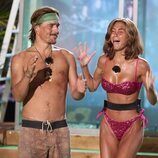 Maica Benedicto y Alvar Seguí de la Quadra-Salcedo en la gala final de 'Supervivientes 2026'