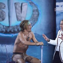 Alvar Seguí de la Quadra-Salcedo y Jorge Javier Vázquez en la gala final de 'Supervivientes 2026'