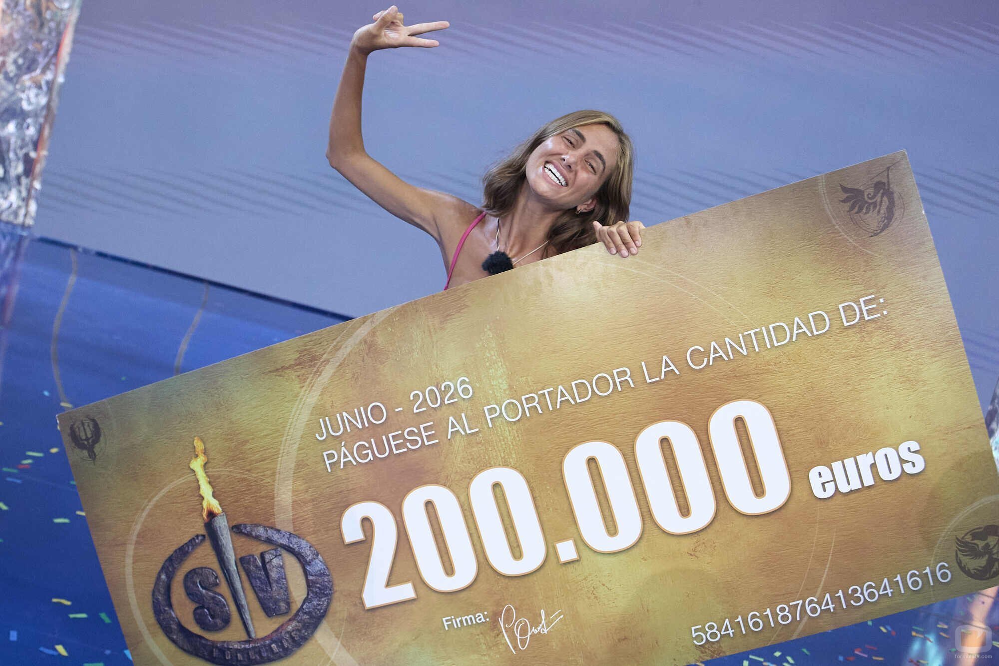 Maica Benedicto en la gala final de 'Supervivientes 2026'