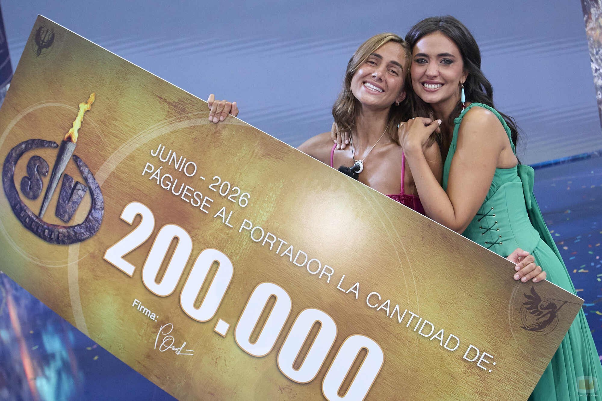 Maica Benedicto y María Lamela en la gala final de 'Supervivientes 2026'