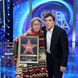 María Peláe y Manel Fuentes en la novena gala de 'Tu cara me suena 13'