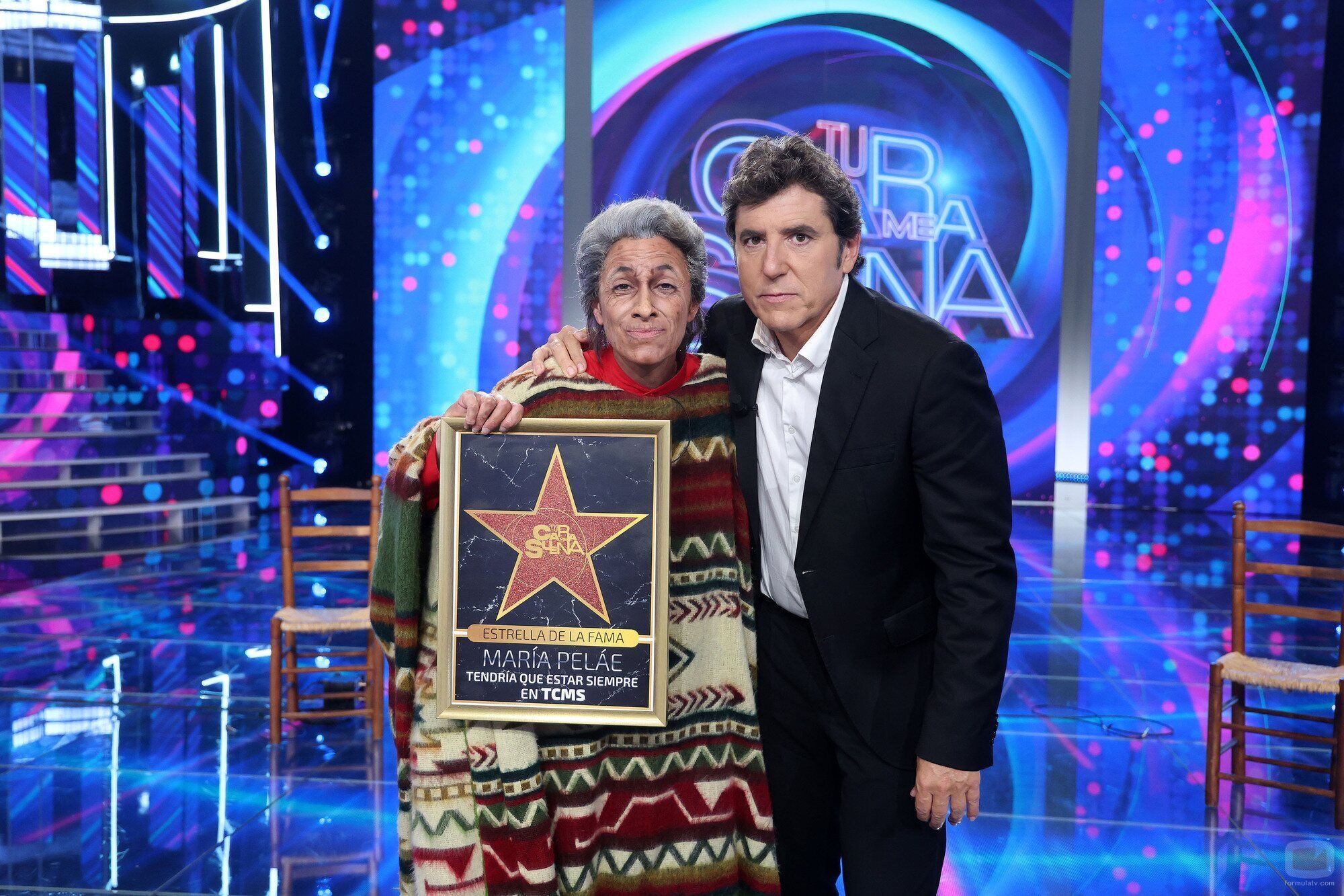 María Peláe y Manel Fuentes en la novena gala de 'Tu cara me suena 13'