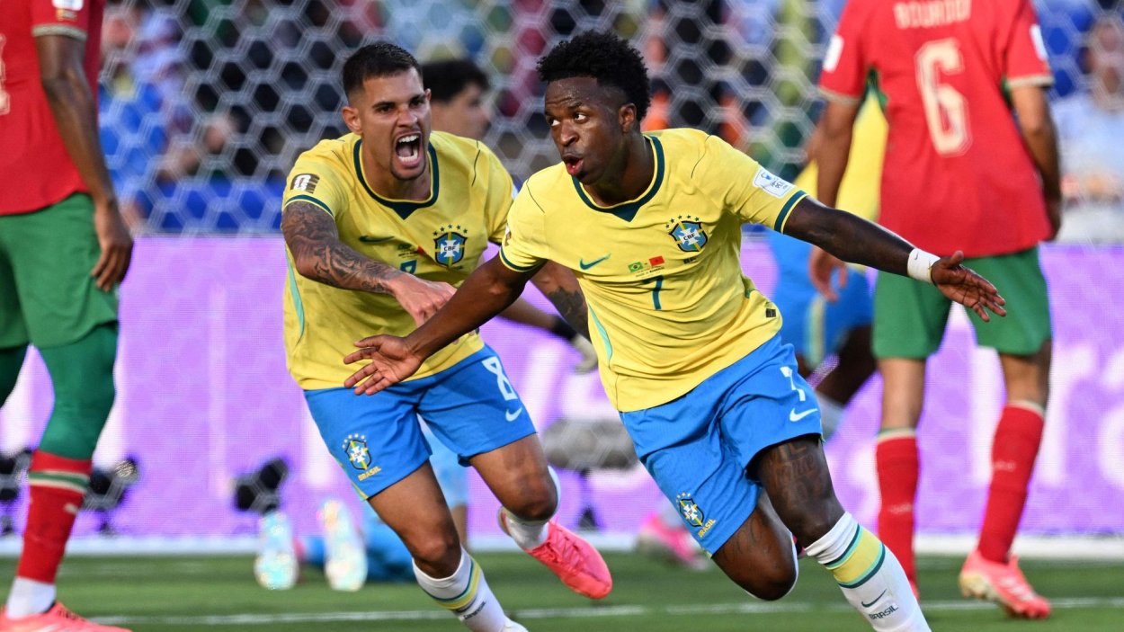 Momento del encuentro entre Brasil y Marruecos del Mundial 2026