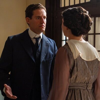 Enrique Fortún y Ángela Echaniz en el 7x114 de 'La promesa'