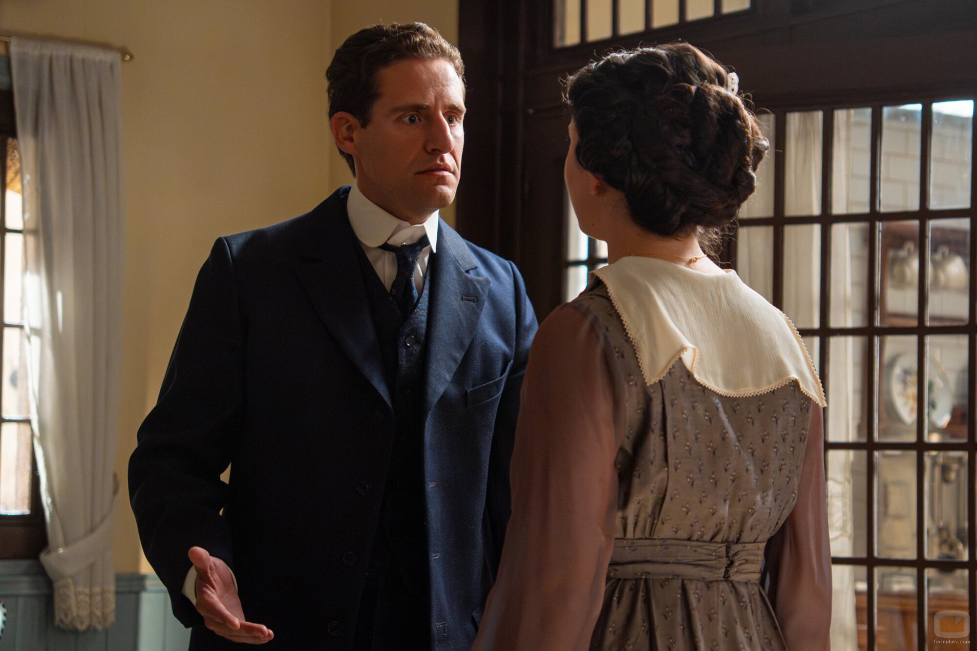 Enrique Fortún y Ángela Echaniz en el 7x114 de 'La promesa'