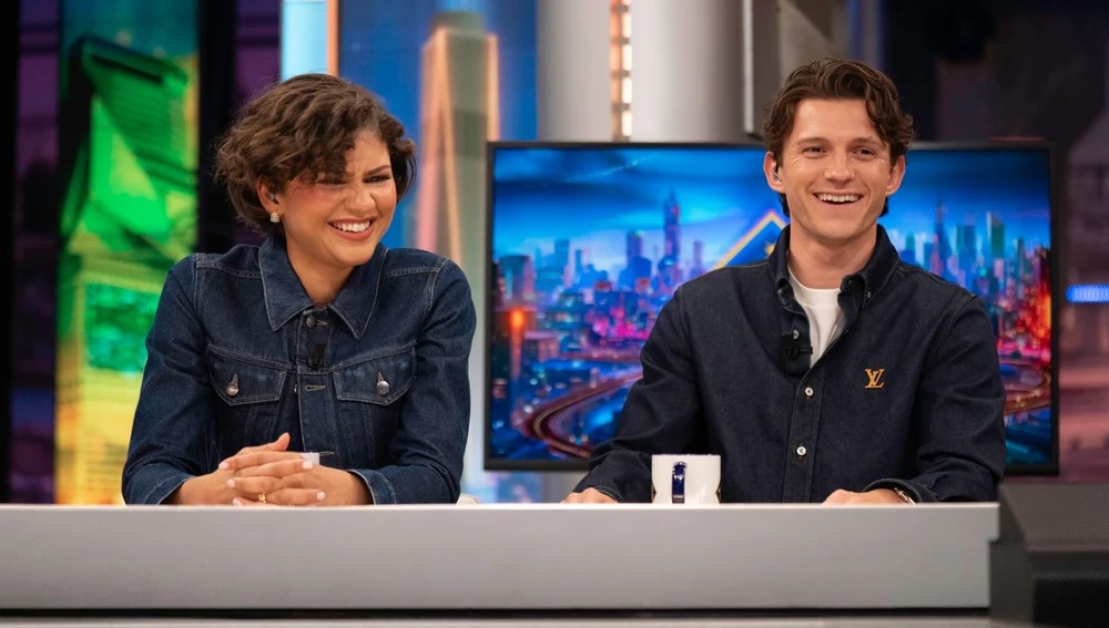 Zendaya y Tom Holland en 'El hormiguero'