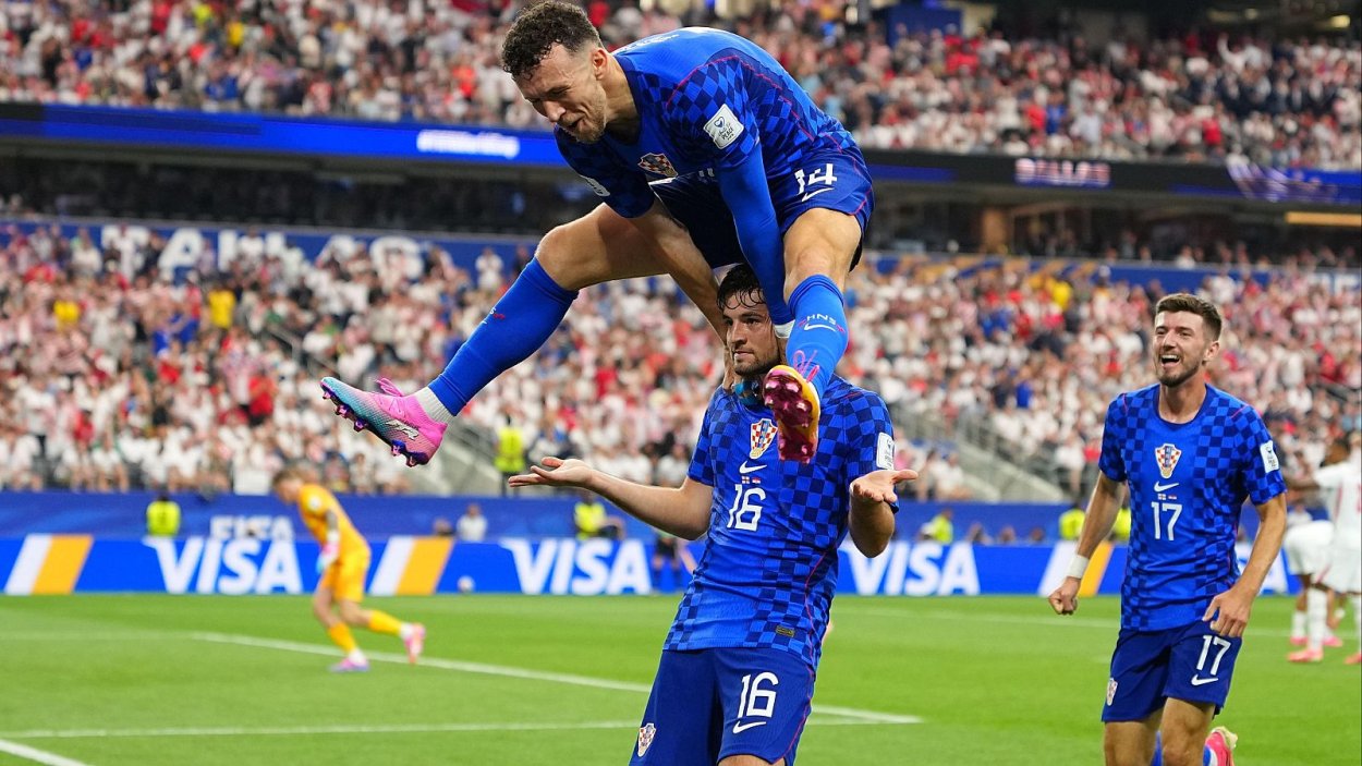 Momento del encuentro entre Inglaterra y Croacia del Mundial 2026