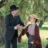 Sara Molina y Manuel Regueiro en el 7x121 de 'La promesa'