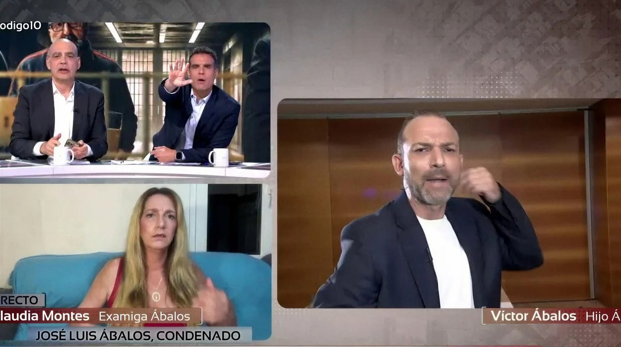 Nacho Abad, David Alemán, el hijo y una "ex amiga" de Ábalos en 'Código 10'