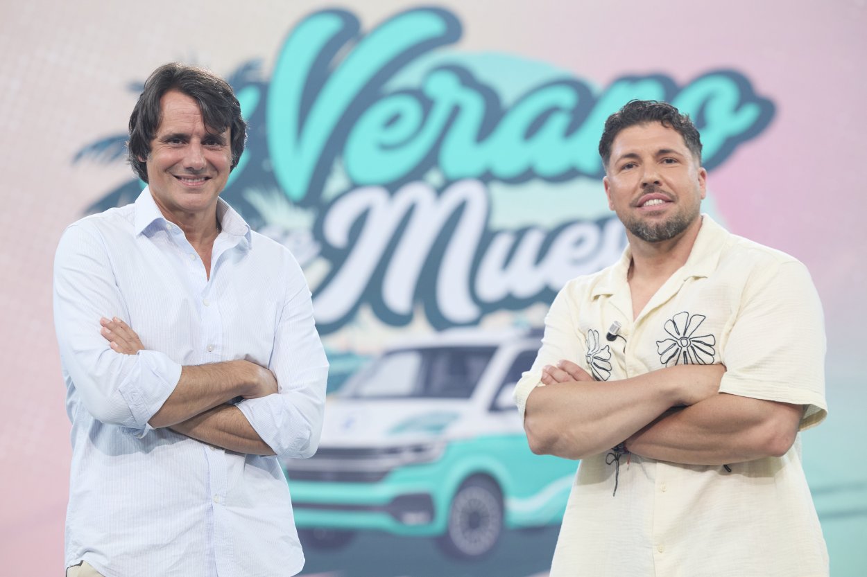 Ion Aramendi y Kike Quintana en 'El verano se mueve' en Telecinco