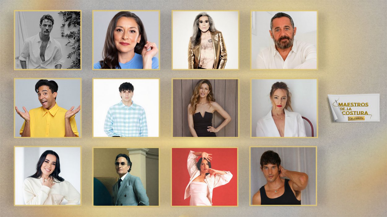 Los doce concursantes de 'Maestros de la costura celebrity 2'